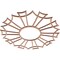 Ekena Millwork Augustus Wood Fretwork Pierced Ceiling Medallion, Cherry, 20"OD x 7"ID x 3/8"T CMWP20X20X0375AUCH - alternate 3